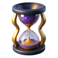serene contemporary Hourglass Upside Down Front View Cutout Element png