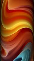 Unique Design, Multicolored Background with Twisting Paints, Abstract Waves, Colors, Exclusive, Drawing, Reflection video
