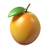 playful pristine Ripe mango NO BACKGROUND with Transparent Background. top-tier png