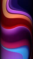 Reflection, Elegant Multicolored Background with Twisting Paints, Abstract Waves, Colors, Painting, Exclusive video