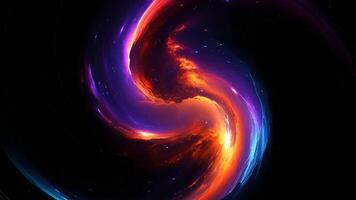 Space, Unique Background with Universe Twisting, Galaxy, Luxury Design, Exclusive, Stars, Rotation video