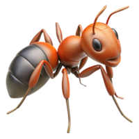 picturesque renaissance Single ant NO BACKGROUND with Transparent Background. masterfully captured png