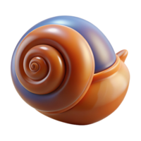 exquisite romantic victorian Single snail shell NO BACKGROUND with Transparent Background. studio quality png