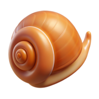sought-after organic Single snail shell NO BACKGROUND with Transparent Background. detailed png