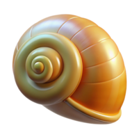 stunning inspired Single snail shell NO BACKGROUND with Transparent Background. png