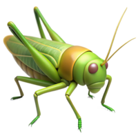 enchanting inspired Single grasshopper NO BACKGROUND with Transparent Background. png