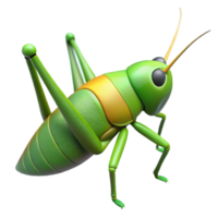 romantic pristine Single grasshopper NO BACKGROUND with Transparent Background. crisp png
