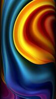 Rotation, Unique Multicolored Background with Twisting Paints, Abstract Waves, Colors, Luxury Design, Exclusive video