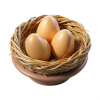 sumptuous bohemian One bird nest NO BACKGROUND with Transparent Background. artisan png