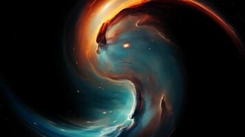 Space, Elite Background with Universe Twisting, Galaxy, Unique Design, Exclusive, Stars, Rotation video