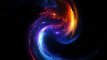 Exclusive Background with Universe Twisting, Space, Galaxy, Unique Design, Reflection video