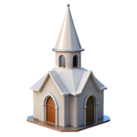 sumptuous celebrated Church steeple, pointed, white, NO BACKGROUND with Transparent Background. png