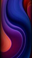 Exclusive, Elegant Multicolored Background with Twisting Paints, Abstract Waves, Colors, Painting, Reflection video