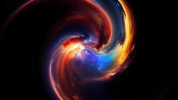 Galaxy, Unique Background with Universe Twisting, Space, Luxury Design, Exclusive, Rotation video