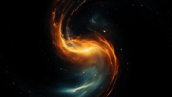 Space, Background with Universe Twisting, Galaxy, Unique Design, Exclusive, Stars, Reflection video