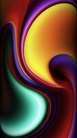 Rotation, Elite Multicolored Background with Twisting Paints, Abstract Waves, Colors, Unique Design, Exclusive video