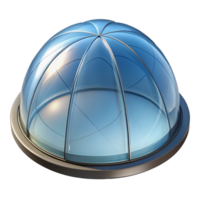 spectacular playful tropical Skylight, dome shaped, glass, NO BACKGROUND with Transparent Background. top-tier png