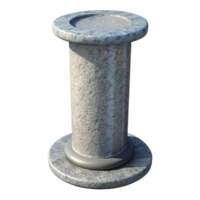 splendid dreamy elegant Concrete pillar, reinforced, textured, NO BACKGROUND with Transparent Background. sharp png