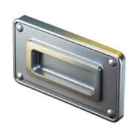 immaculate coastal Mail slot, metal, rectangular, NO BACKGROUND with Transparent Background. exclusive png