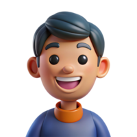 exquisite standout Cartoon character, exaggerated features, smiling, NO BACKGROUND with Transparent Background. png