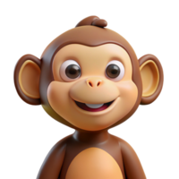 radiant whimsical urban Monkey, playful expression, NO BACKGROUND with Transparent Background. detailed png