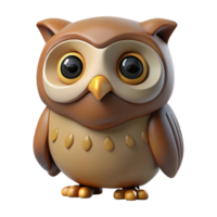 impressive dramatic rustic Owl, wise expression, NO BACKGROUND with Transparent Background. exclusive png