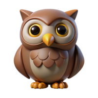 dramatic standout Owl, wise expression, NO BACKGROUND with Transparent Background. png