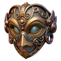 enchanting sought-after Steampunk mask with intricate filigree design and tinted lenses. NO BACKGROUND with Transparent Background. png