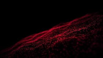 Abstract data network particles technology background. video
