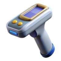 radiant exceptional Advanced medical scanner, handheld device, digital display, ergonomic grip NO BACKGROUND with Transparent Background. png