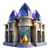 stunning traditional Modern Building Front View Isolated exclusive png