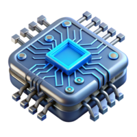signature urban Cyberpunk data chip, glowing circuits, intricate design, metallic casing NO BACKGROUND with Transparent Background. premium png