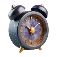 impressive abstract Modern Desk Clock with Alarm Function Isolated high resolution png