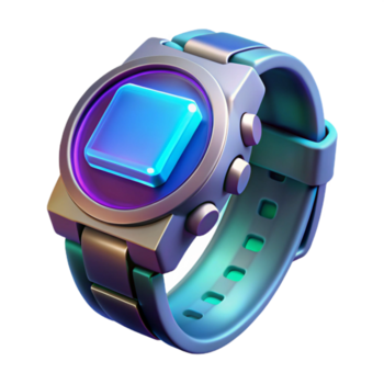 immacolato astratto futuristico guarda, digitale Schermo, olografico interfaccia, elegante design no sfondo con trasparente sfondo. magistralmente catturato png