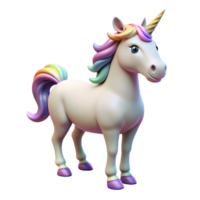 exemplary avant-garde Unicorn, mythical horse, single horn, NO BACKGROUND with Transparent Background. elite png