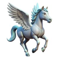 wonderful signature Pegasus, winged horse, mythical creature, NO BACKGROUND with Transparent Background. png