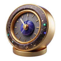 stunning vintage Modern Table Clock with Sleek Design Isolated high resolution png