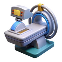 immaculate tranquil tropical Advanced medical scanner with multiple probes and displays. NO BACKGROUND with Transparent Background. original png