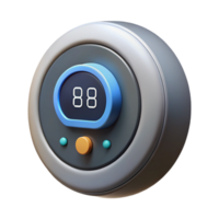 extraordinary artistic A smart thermostat, digital display. NO BACKGROUND with Transparent Background. elite png