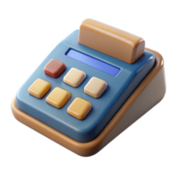 sought-after impressionist A vintage calculator, electronic device. NO BACKGROUND with Transparent Background. precision png