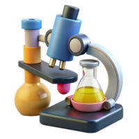 iconic vintage A microscope, laboratory equipment. NO BACKGROUND with Transparent Background. original png