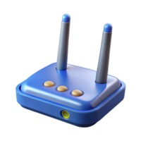 vibrant creative A wireless router, network device. NO BACKGROUND with Transparent Background. artisan png