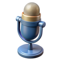 spectacular inspired A microphone, studio quality. NO BACKGROUND with Transparent Background. png