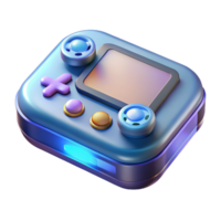 magnificent dreamy mid-century A game console, modern design. NO BACKGROUND with Transparent Background. genuine png