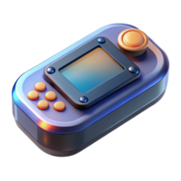 striking classic A game console, modern design. NO BACKGROUND with Transparent Background. premium png