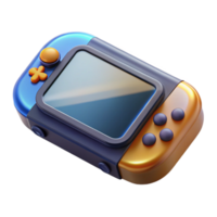 exquisite coastal A game console, modern design. NO BACKGROUND with Transparent Background. 8K png