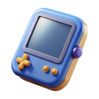 fascinating art deco A portable game console, handheld device. NO BACKGROUND with Transparent Background. luxury png