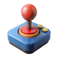 striking exceptional A retro arcade joystick. NO BACKGROUND with Transparent Background. png