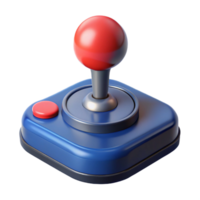 passionate enchanting A retro arcade joystick. NO BACKGROUND with Transparent Background. studio quality png