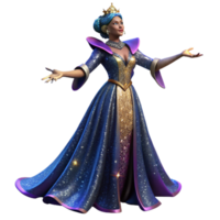 vibrant rustic Opera Singer Isolated with Dramatic Pose and Elegant Gown png